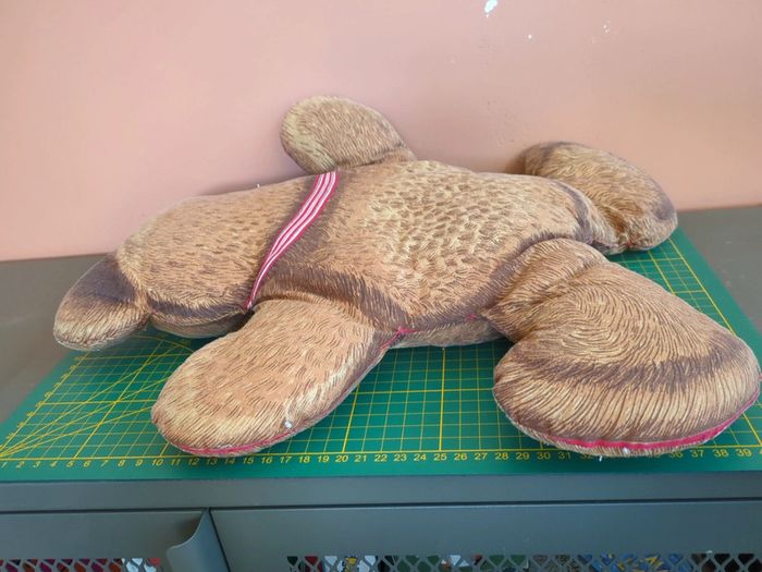 peluche vintage ours noel - photo numéro 3