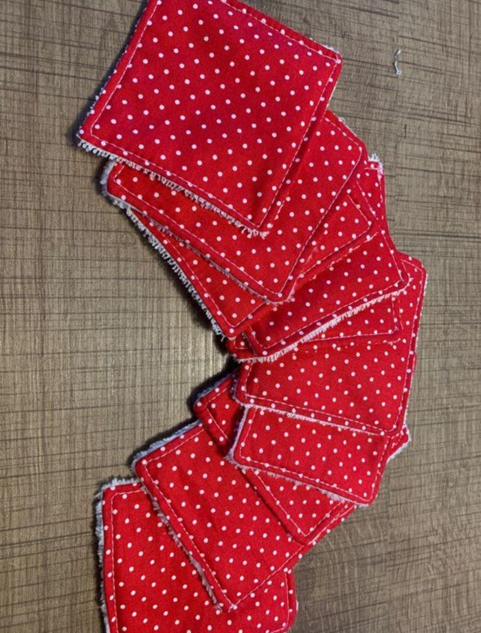 Lingettes démaquillantes neuves en coton bambou bio - photo numéro 3