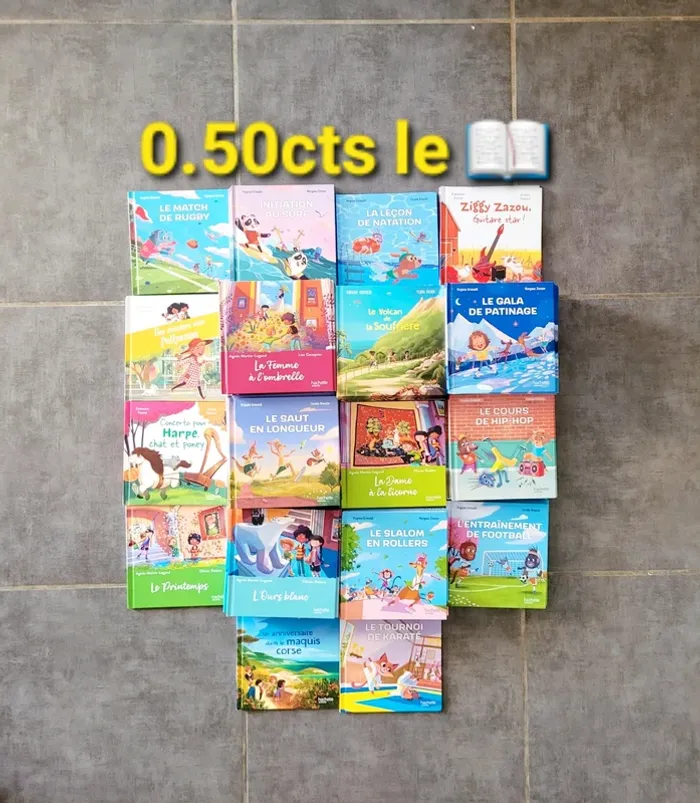 Livres à 0.50cts