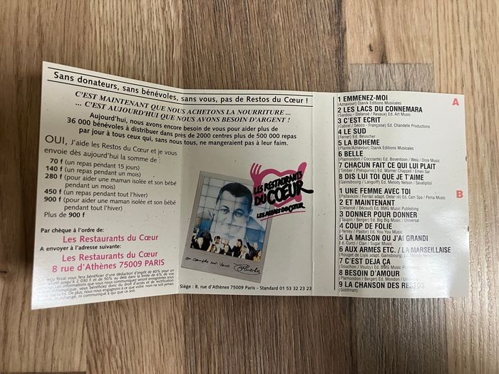 Cassette audio-Les enfoirés-Dernière édition avant l’an 2000 - photo numéro 2