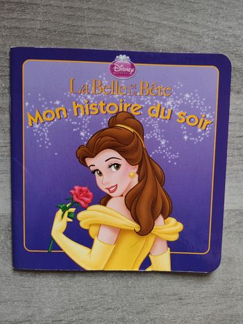 Livre mon histoire du soir La Belle et la bête Disney