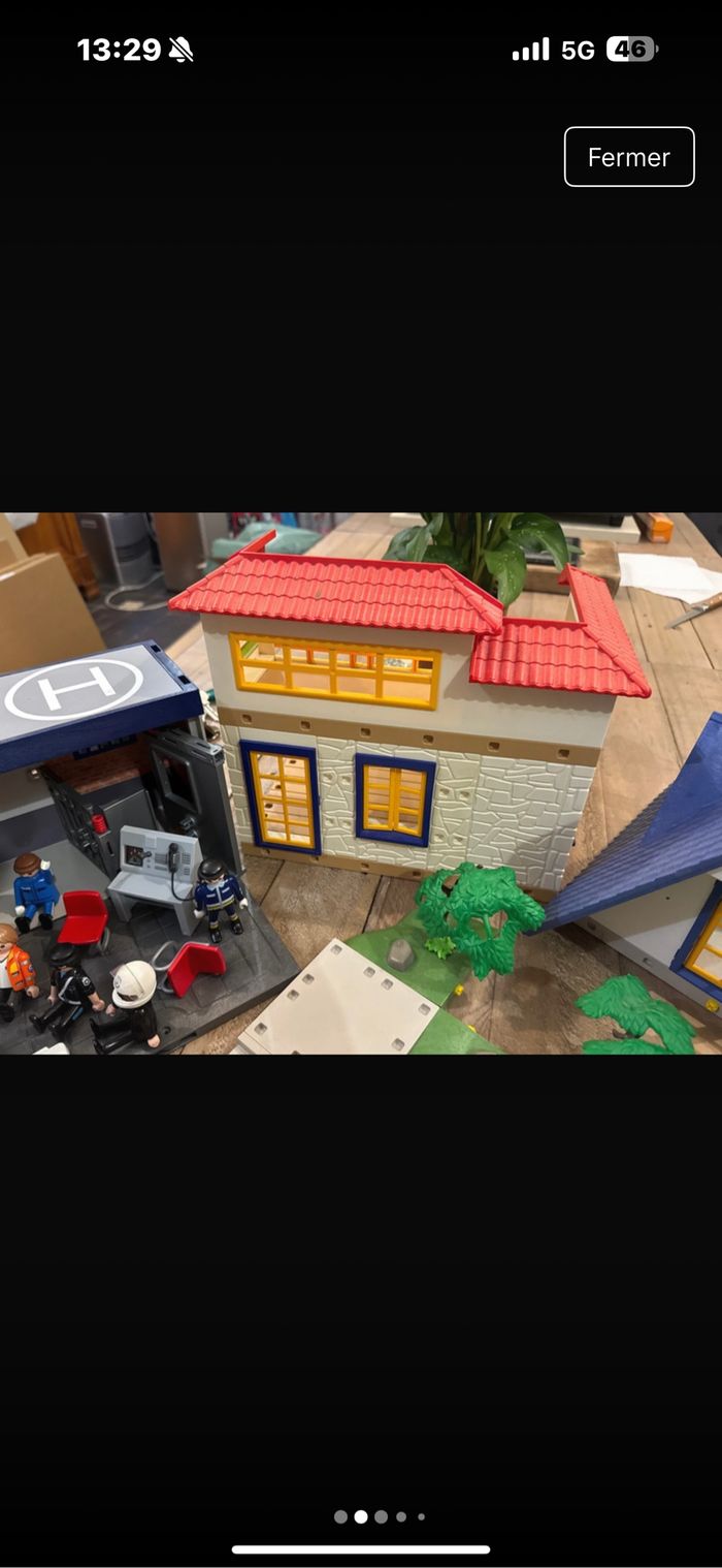 Poste de police, Playmobil et chalet - photo numéro 6