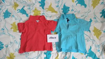 Lot polos 18 mois