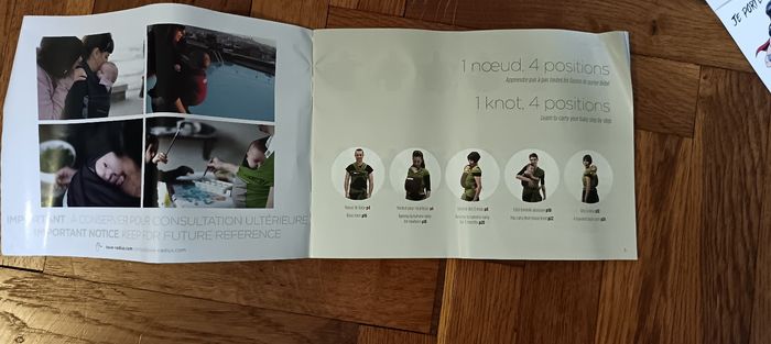 Écharpe portage l'original love radius je porte mon bébé JPMBB - photo numéro 2