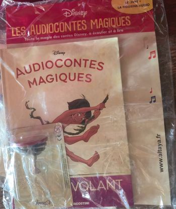 Num108neuf Livre et figurine collection audiocontes Magiques Altaya édition disney