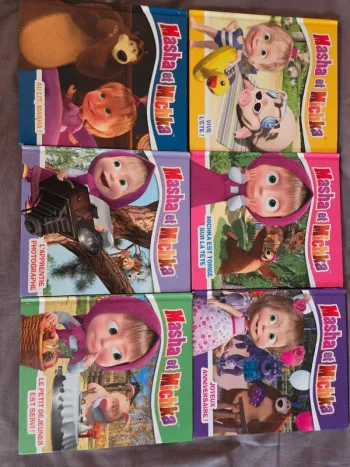 Lot de livres Masha et Michka