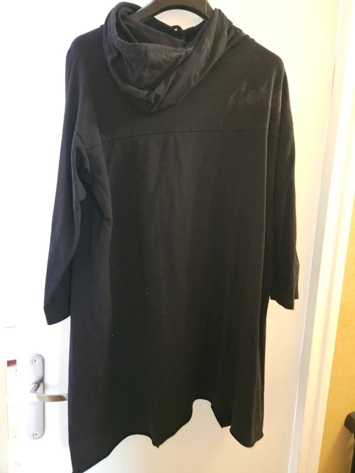 Robe pull à perles noire - photo numéro 3