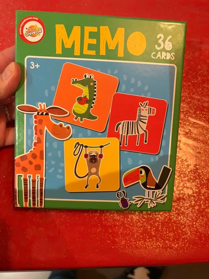 Jeu memory 36 cartes- Dès 3 ans