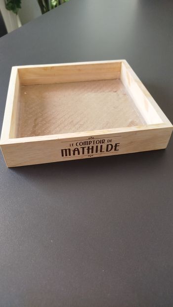 Plateau en bois Le comptoir de Mathilde