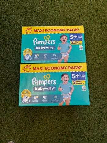 Pampers baby dry T5+ x2