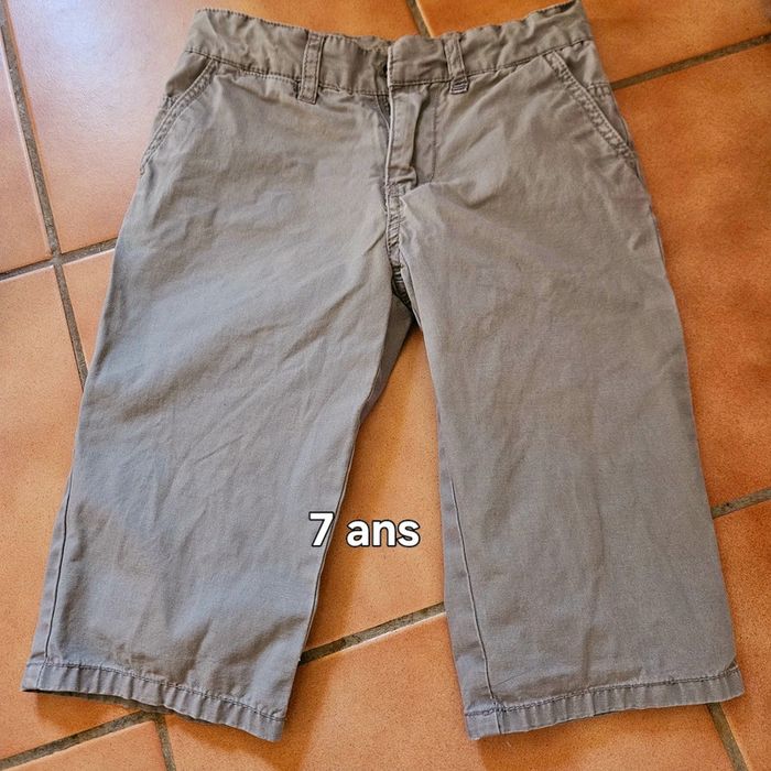 Short gris - 7ans