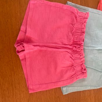 Lot 3 short coton fille 18 mois