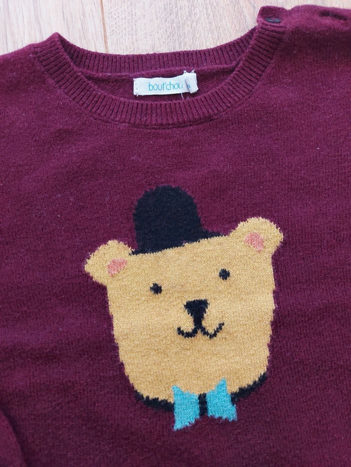 Pull fin Nounours Bout'Chou 18 mois - photo numéro 3