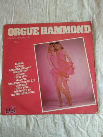Disque 33 tours Orgue Hammond