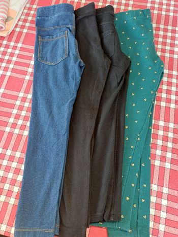 Lot de leggings et 1 jegging