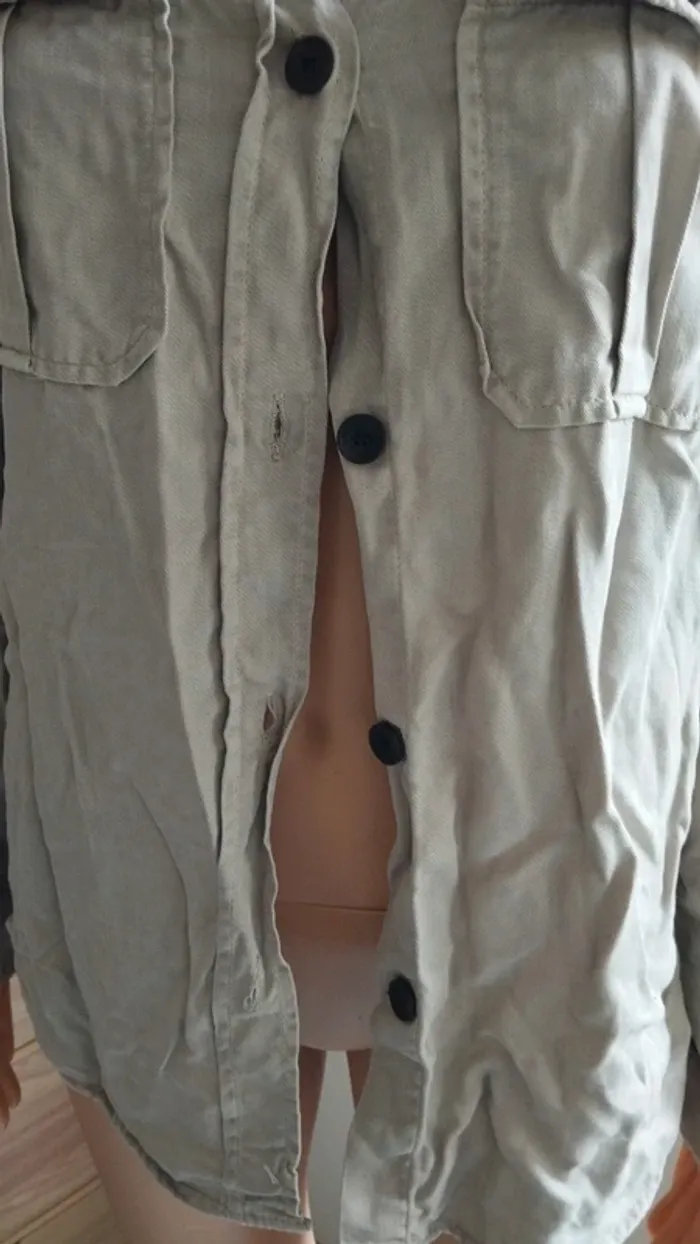 Chemise beige taille xs femme - photo numéro 5