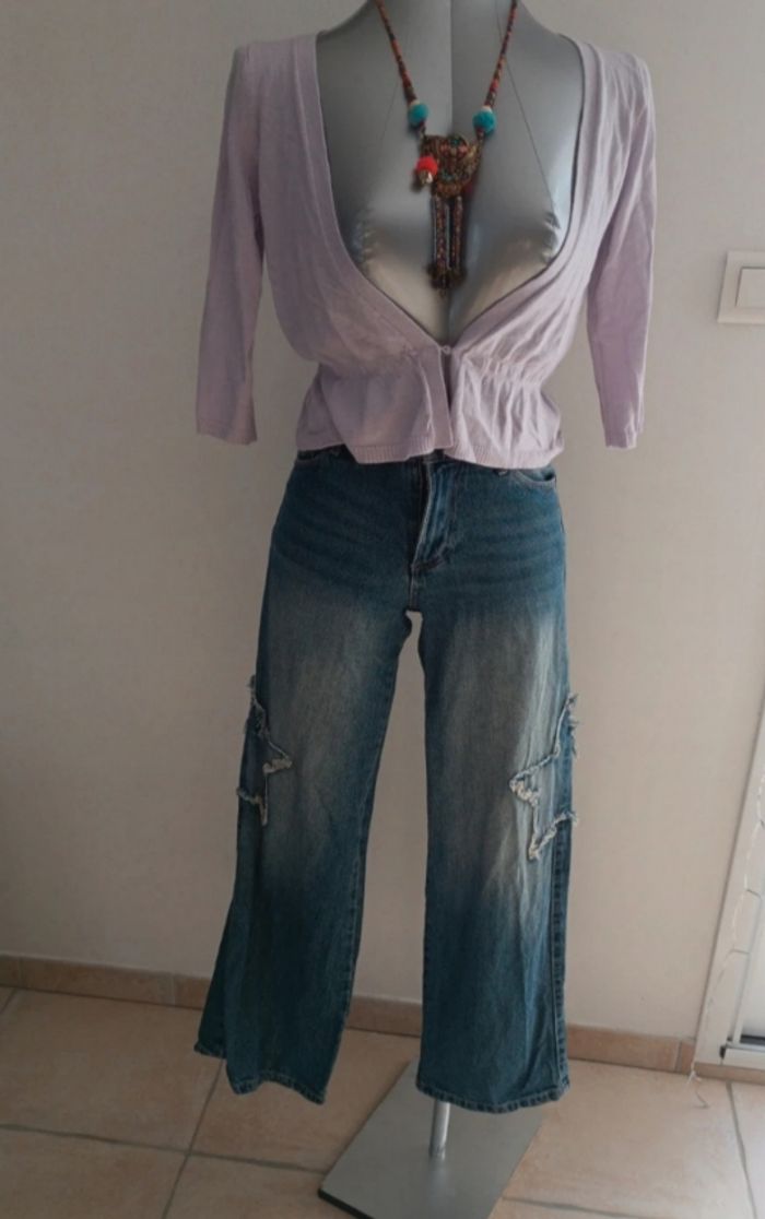 Jean large femme t  32 jennyfer