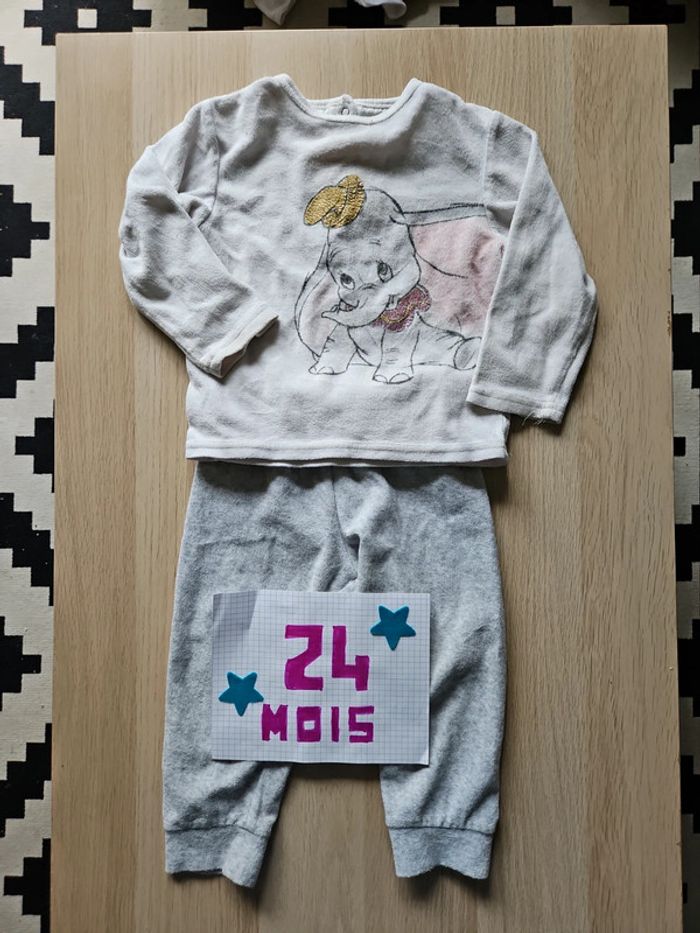Pyjama 2 pièces Disney Dumbo 24 mois