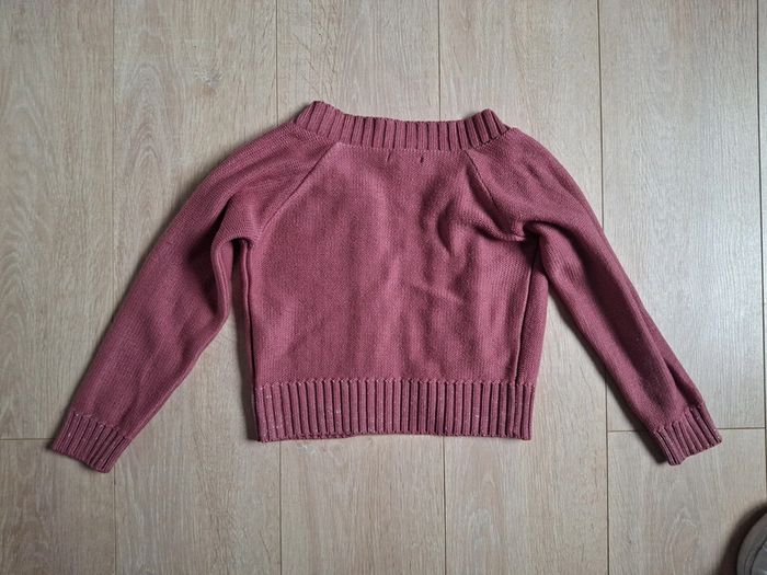 Gilet rose à boutons - photo numéro 2