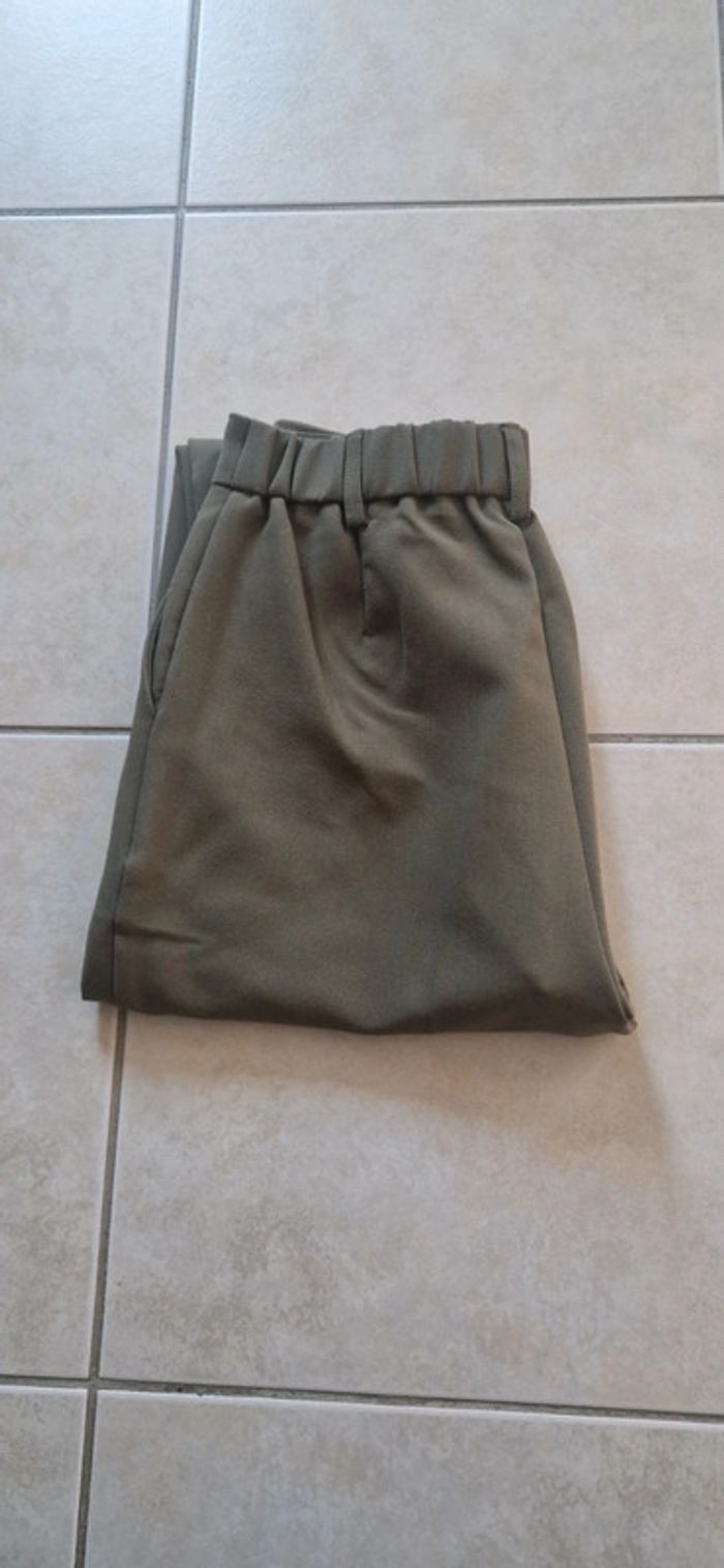 Pantalon à pinces Kaki Kiabi