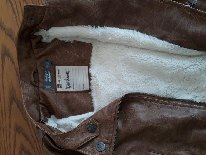 Blouson marron zippé 6 ans Orchestra - photo numéro 6