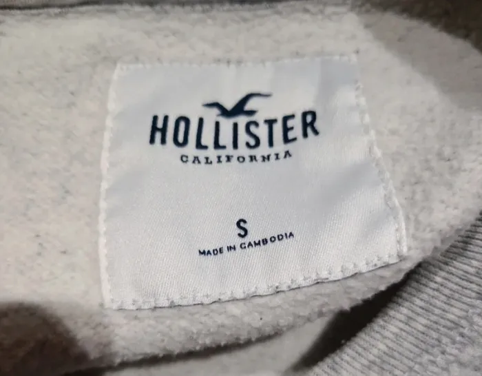 Sweat gris hollister taille s - photo numéro 3