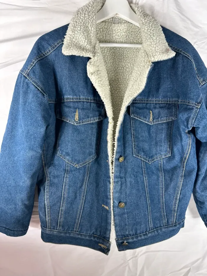 Veste en jean YesStyle – Doublée moumoute, stylée & chaude