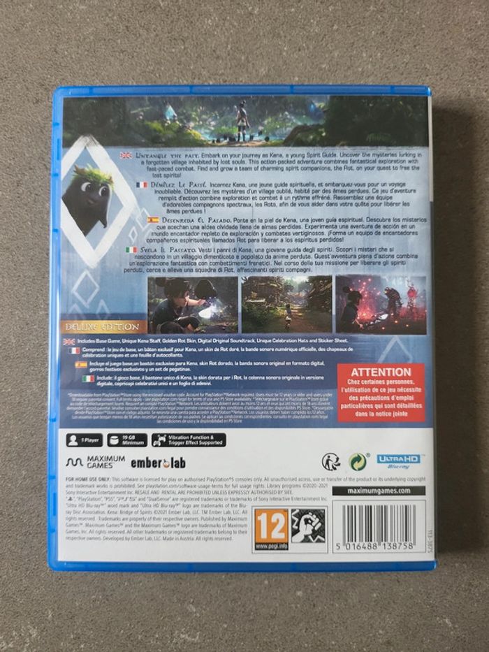 Kena bridge of spirituel deluxe édition ps5 très bon état - photo numéro 4