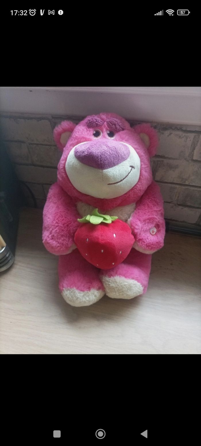 Toy story lotso les joues s illumine 35 cm - photo numéro 2