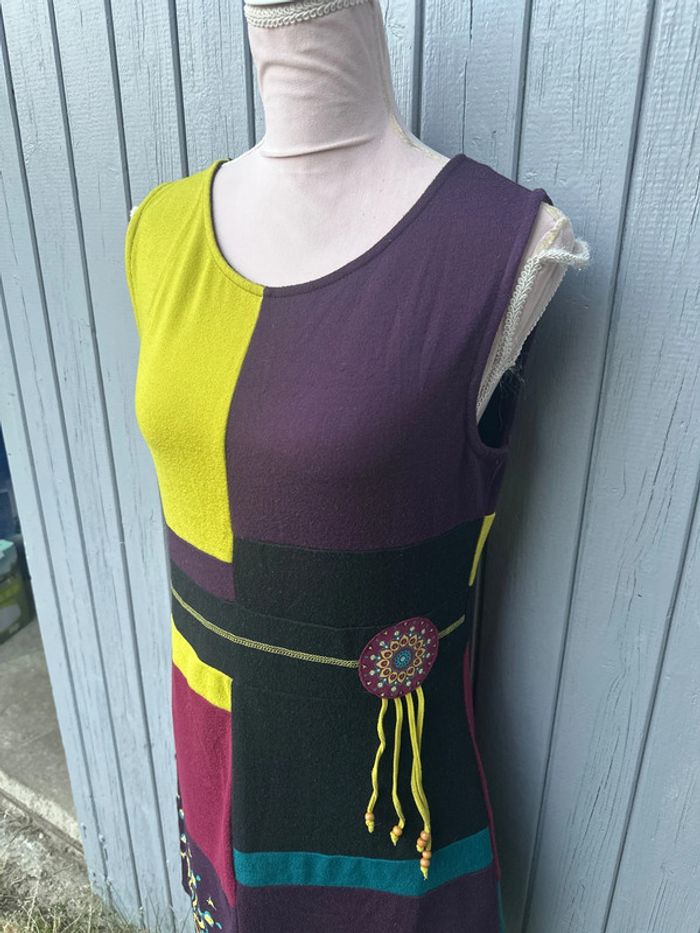 Robe d’été sans manches coloré - photo numéro 3