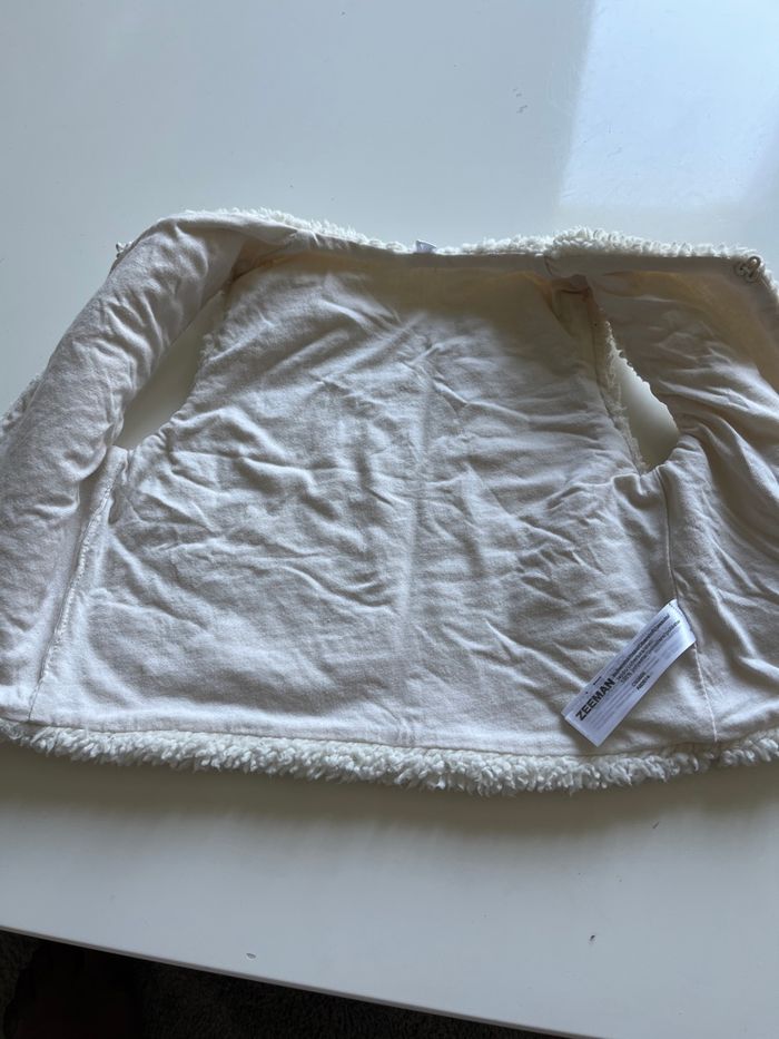 Gilet sans manche blanc - photo numéro 2