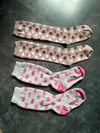 Chaussettes à pois 31-34 Etirel et Okaidi