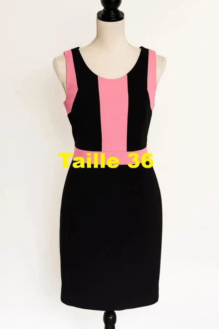 Robe rose noire Vero Moda Taille 36