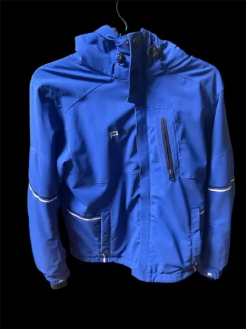 Blouson softshell garçon poivre blanc 12 ans