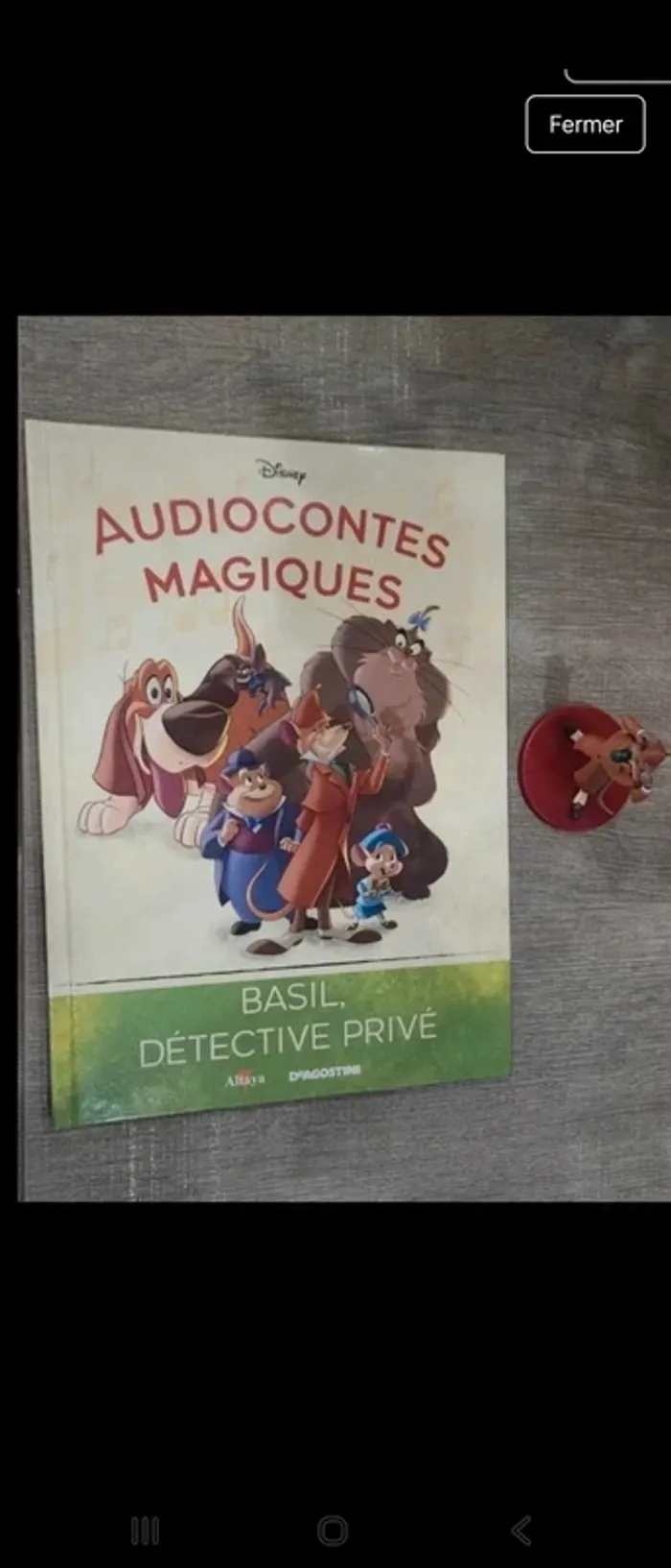 Livre+Figurine48 audioconte magique altaya deagostini disney magic audio conte compte