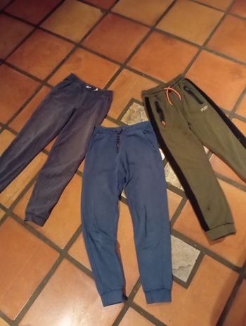 Lot de 3 joggings garçon 10/12 ans