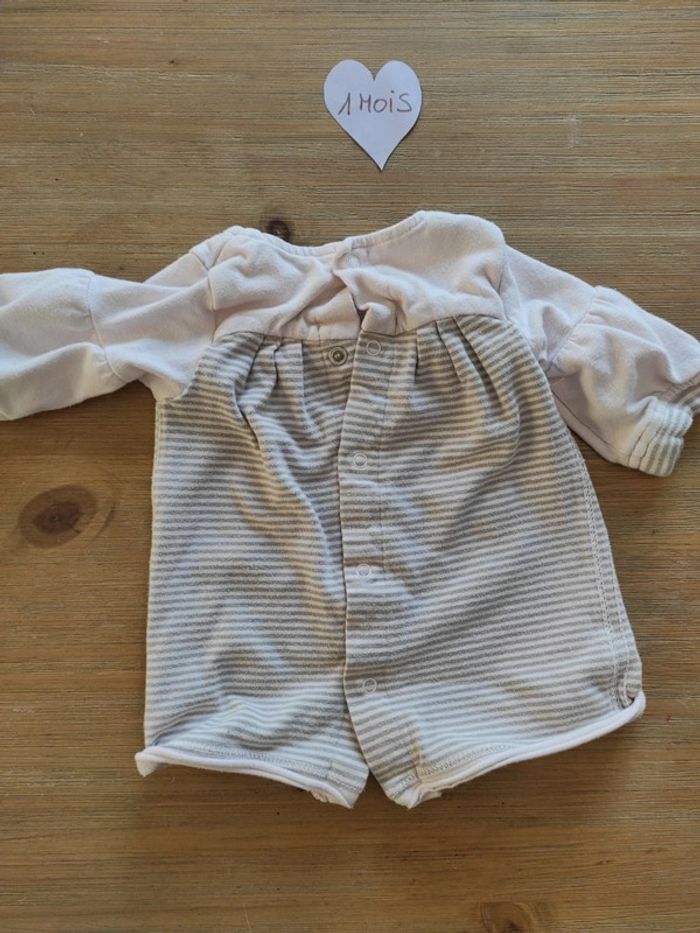 T-shirt manches longues 1 mois - photo numéro 4