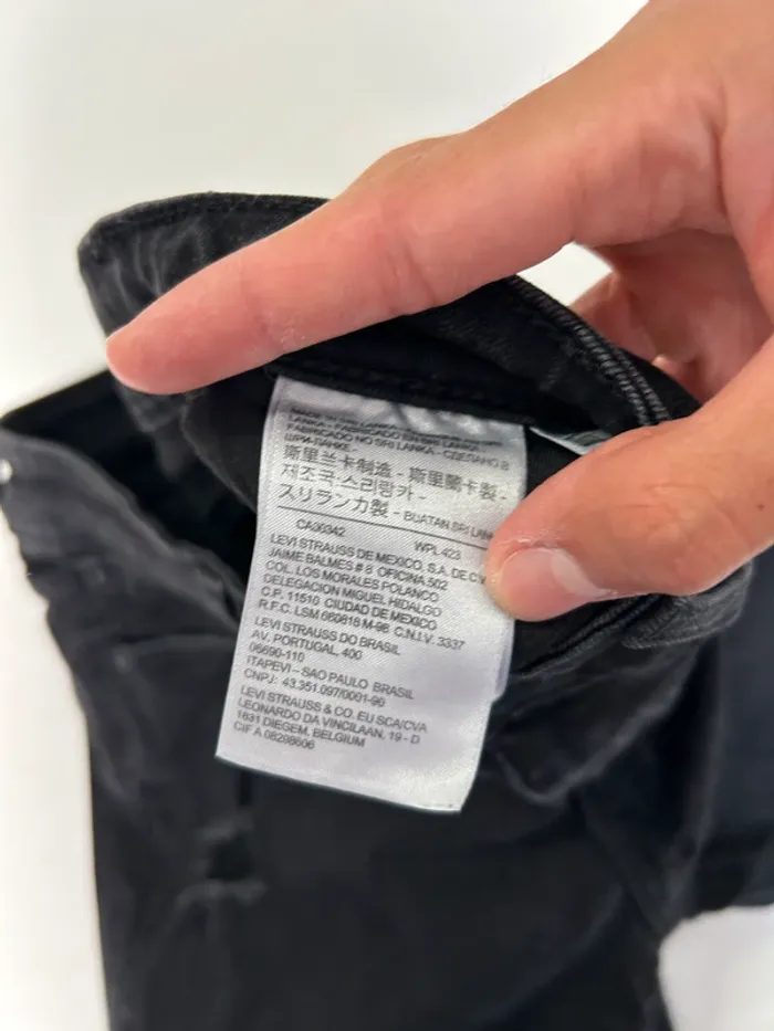 Jean Levi's Femme Noir W29 L30 | 711 Skinny | Taille FR38 | Très Bon État BP202 - photo numéro 5