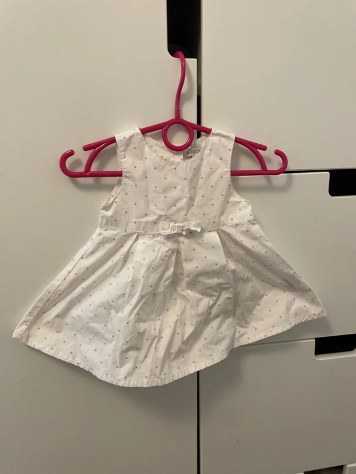 Robe bebe blanche été