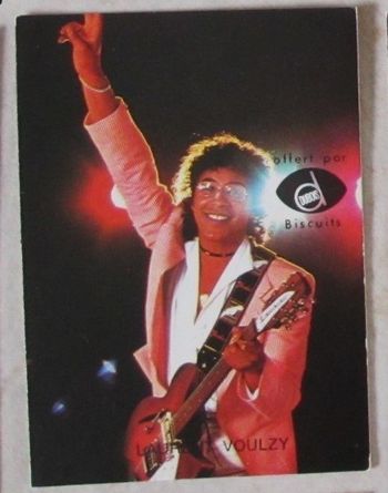 Carte de collection Laurent VOULZY 7 x 5 cm