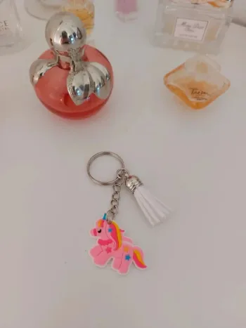 Porte clé tête de licorne