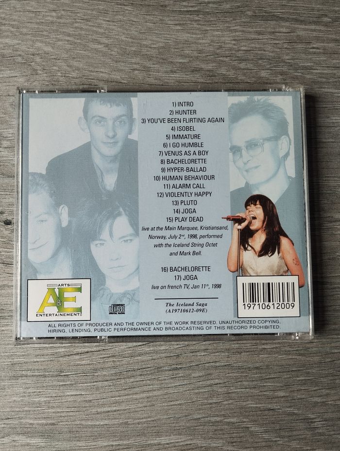 CD Bjork : The Iceland Saga (live Norway 1998) - photo numéro 9