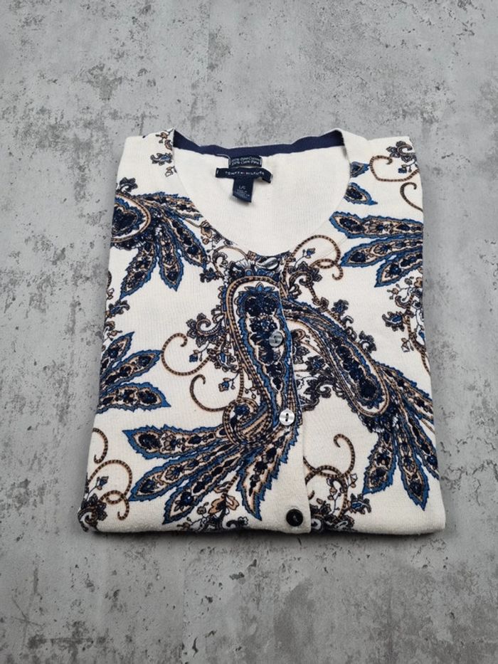 Gilet léger imprimé paisley Tommy Hilfiger – Taille L/40 Femmes - photo numéro 2