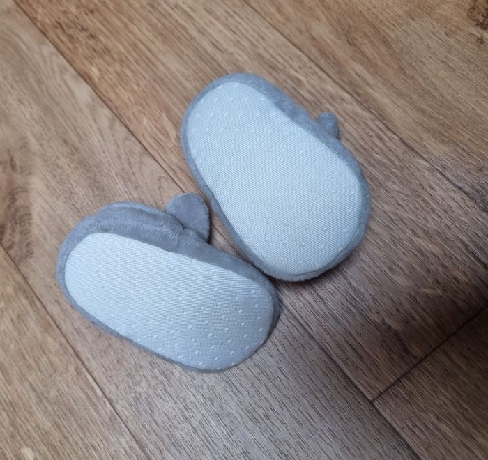 chausson souris couleur grise bebe 3/6mois - photo numéro 3