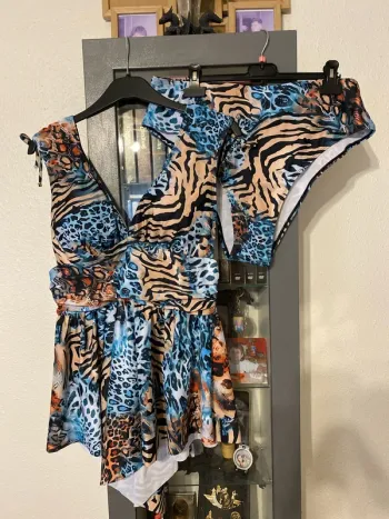superbe maillot de bain tankini 2 pièces grande taille 2xl = 50 SHEIN