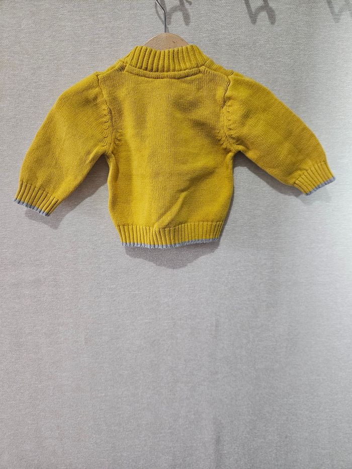 Gilet à zip grain de blé  3 mois - photo numéro 6