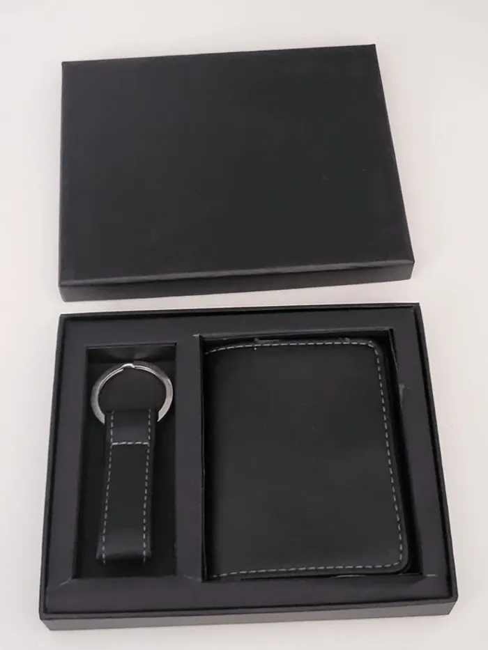 Coffret porte monnaie + porte clé