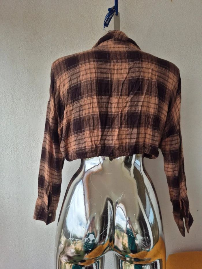 Chemise courte à carreau - photo numéro 7