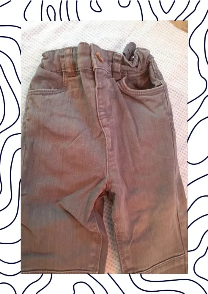 Jeans tape à l'oeil 24 mois - photo numéro 2