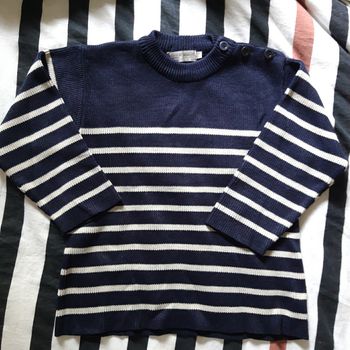 Pull marinière  5 ans garçon